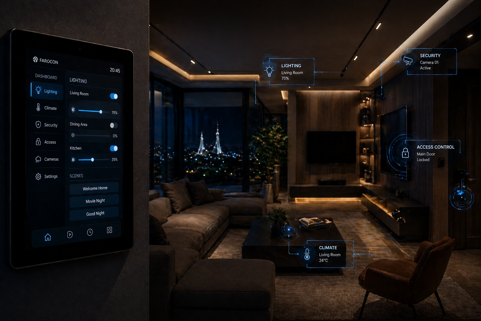 Smart building systems integration by FAROCON Nigeria